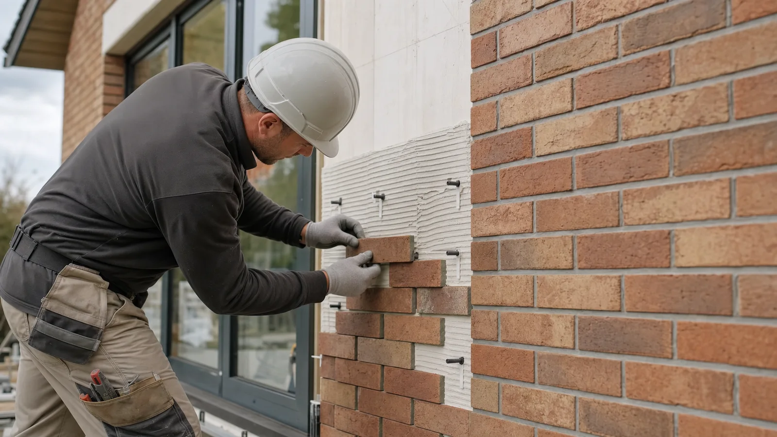 Illustrative brick slip systems service photography
